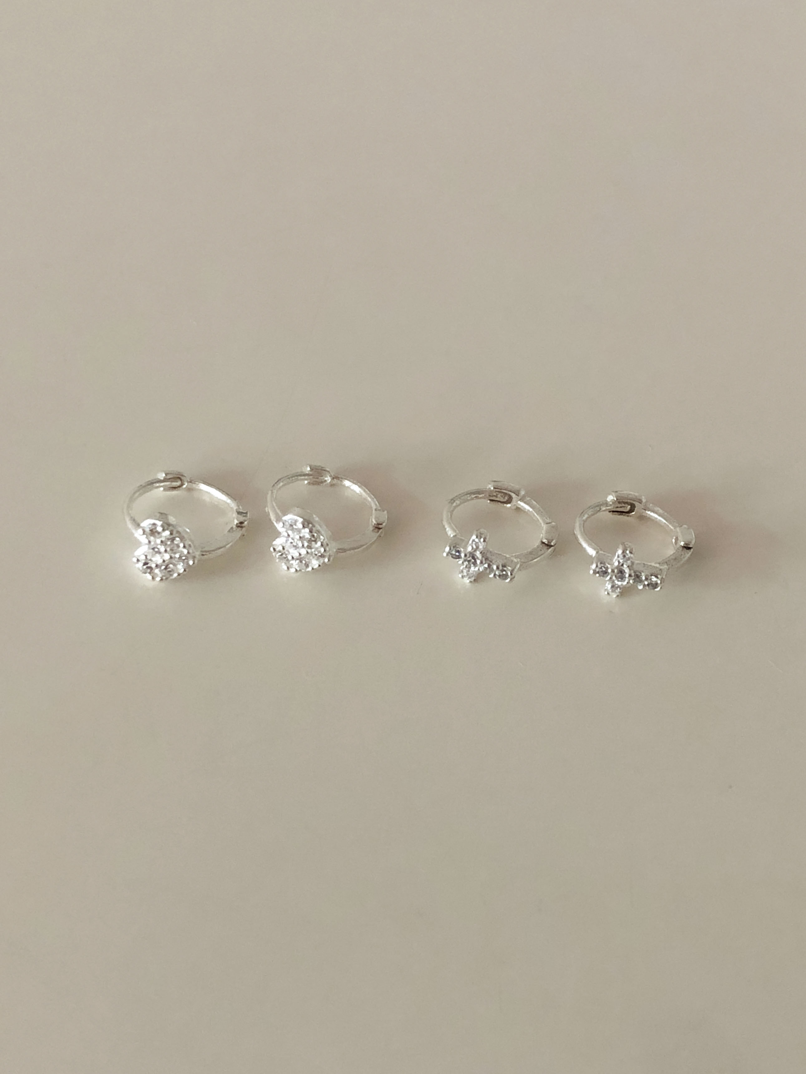 [925 silver] 레베카 원터치 귀걸이 (2 type)